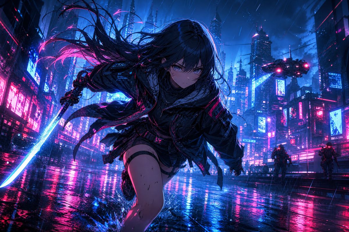 陈美娇-霓虹都市代码少女动漫剪辑
